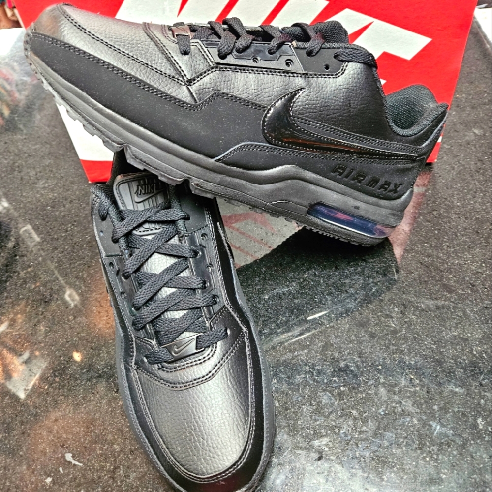 Nike Air Max LTD 3 Triple Black Sneaker Shoe Size 10.5